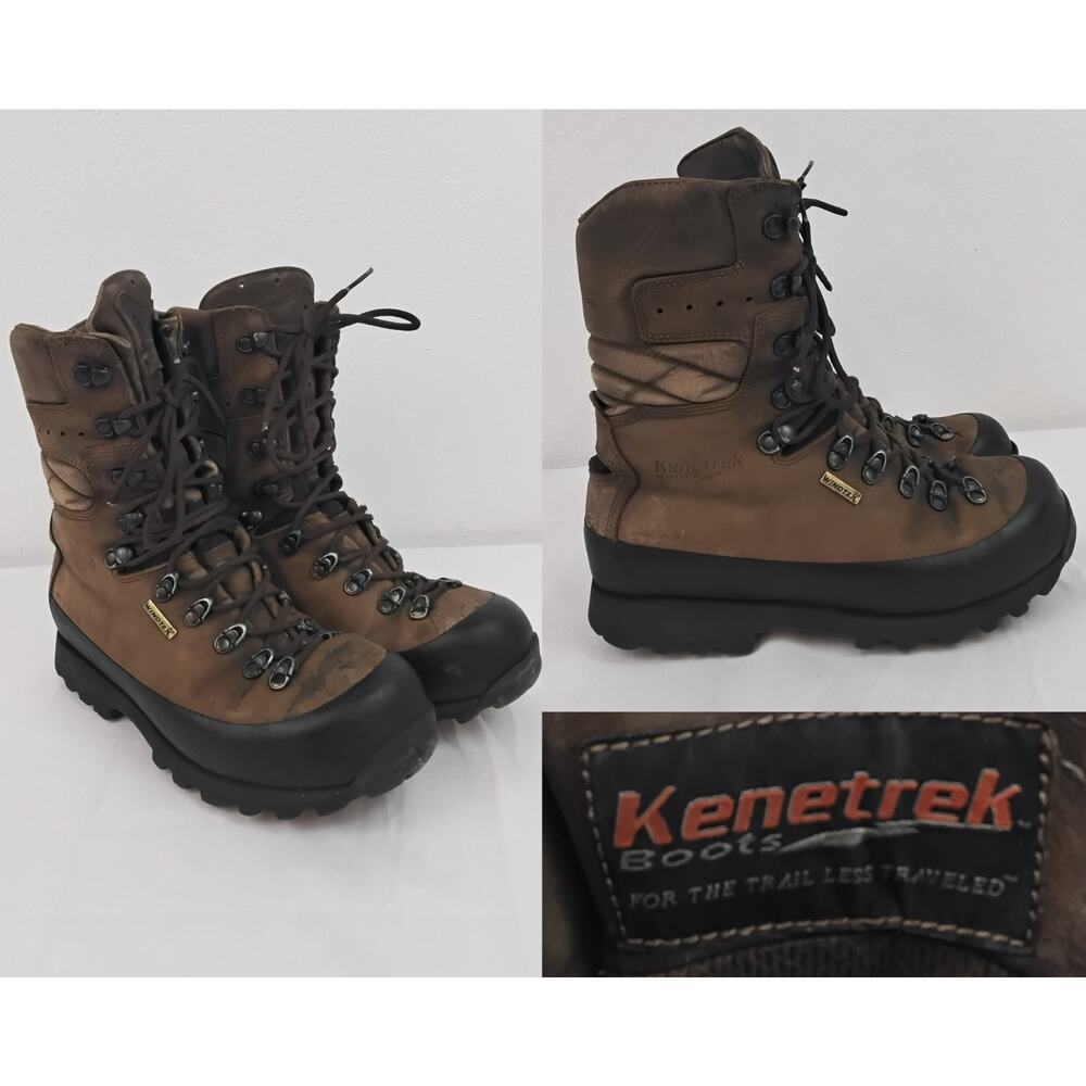 Kennetrek Mountian Extreme 420-NI Hiking boots Men's 8.5 Brown Windtex #W4634